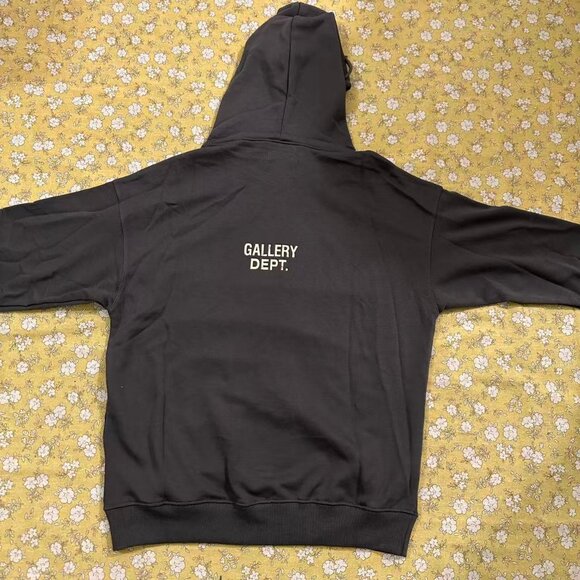 Gallery Dept Black Painter Logo Hoodie - Picture 2 of 8